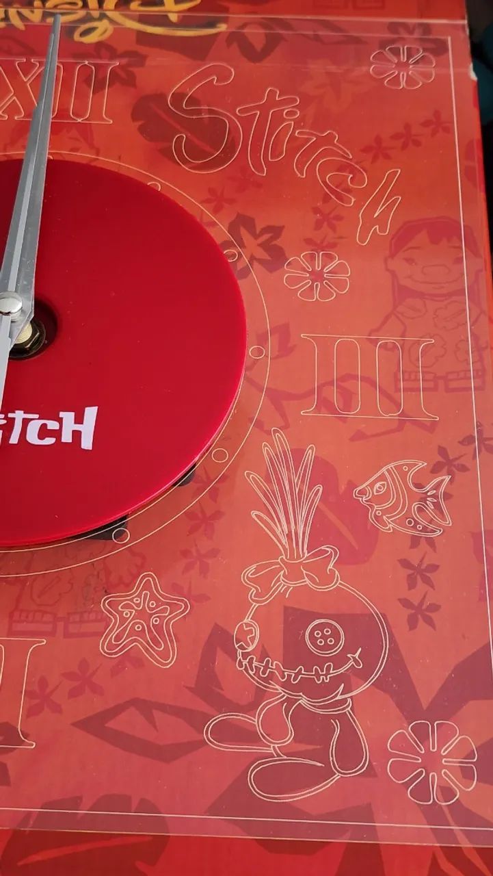 Relógio de Parede - Lilo & Stitch Disney - Foto 4