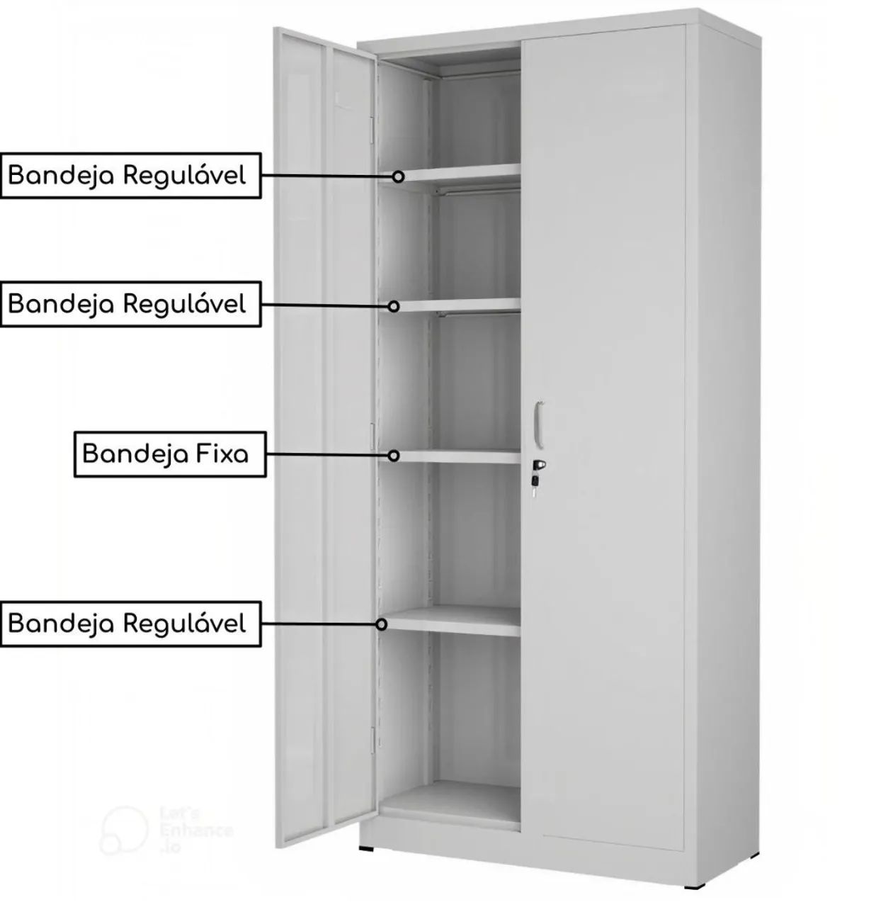 Armários de Aço para Comércio - Diversos Tamanhos - Foto 3