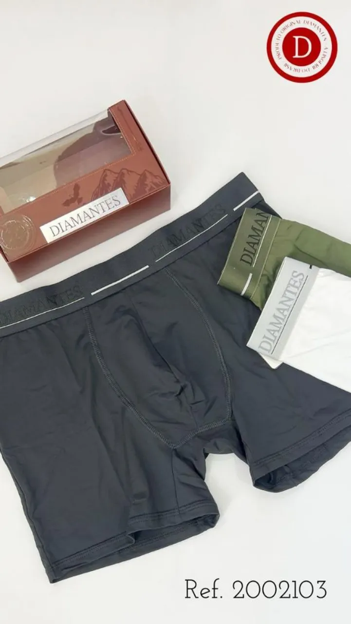 Kit de cueca box da diamantes lingerie