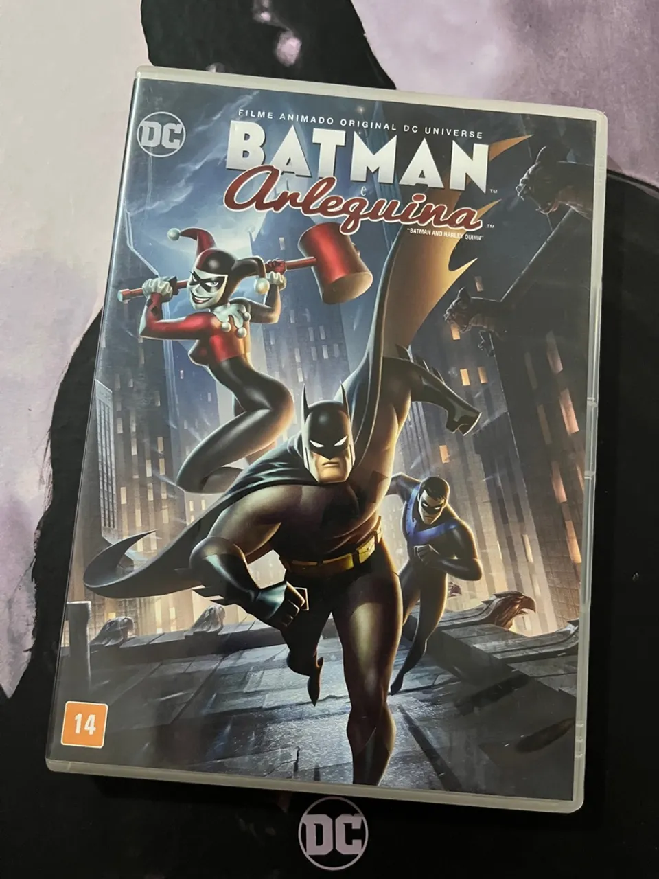 DVD Batman e Arlequina - Filme Animado Original DC Universe