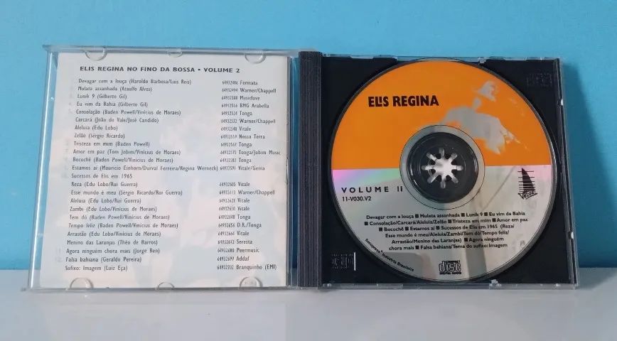 CD Elis Regina - No Fino da Bossa - Volume 2 - 1994 - Foto 3