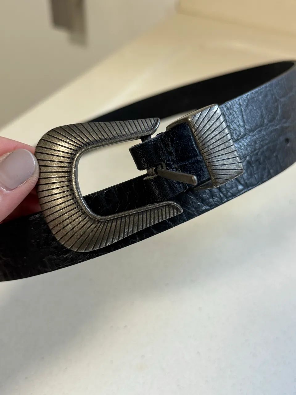 Cinto feminino zara de couro 