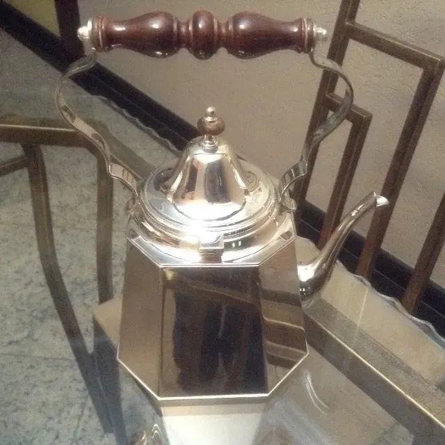 Bule Prata ( Espessurado) Assinado D'artisan Europeu. Raro