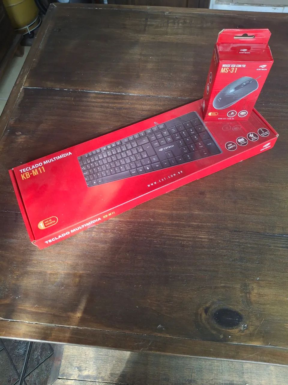Teclado e Mouse C3Tech KB-M11 e MS-31