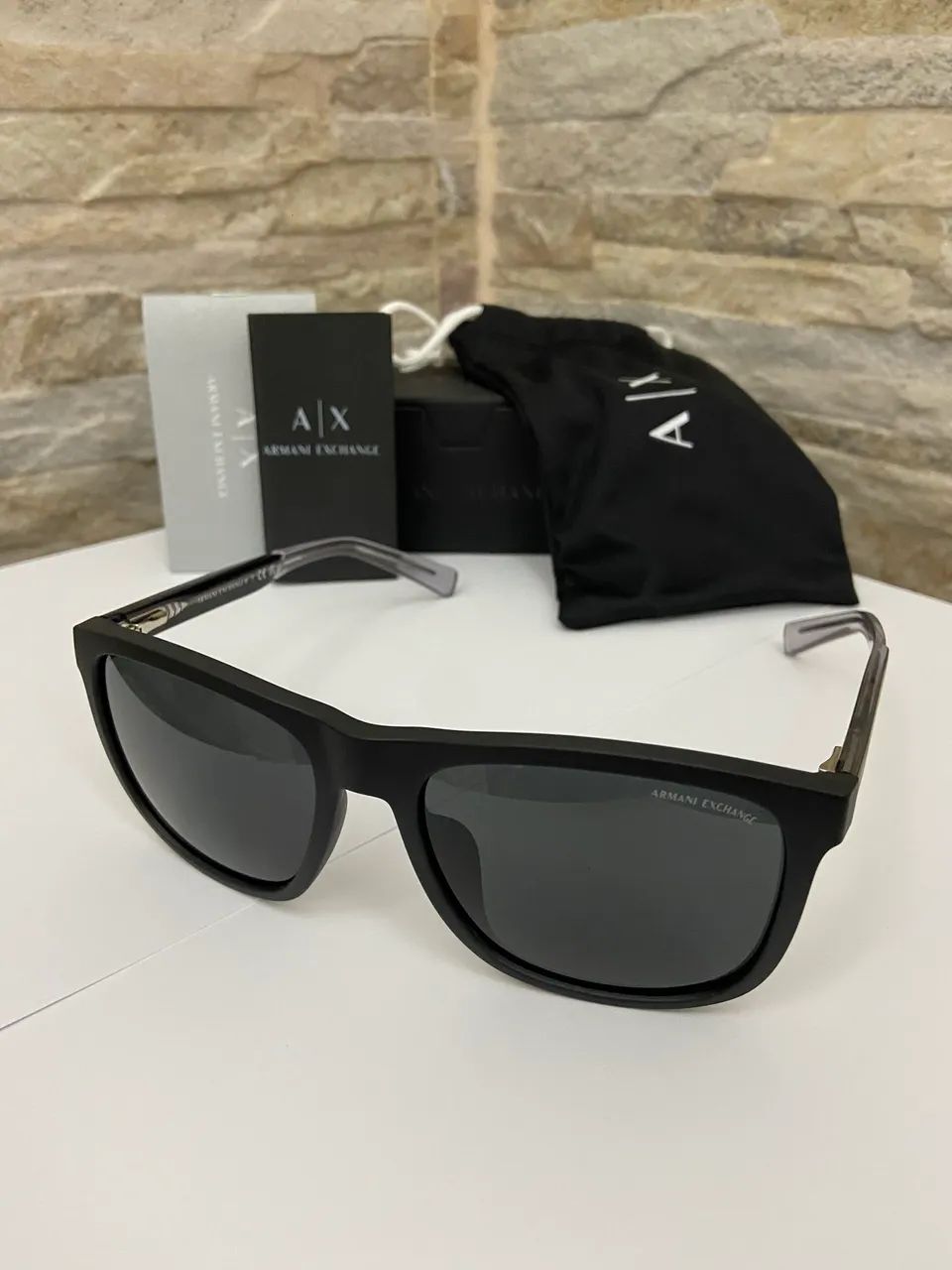 Óculos de sol Armani Exchange masculino - Foto 5