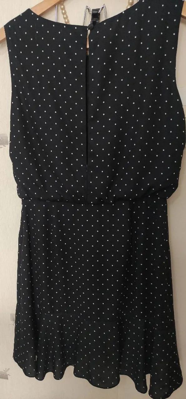 Amissima vestido poa com renda - Foto 2