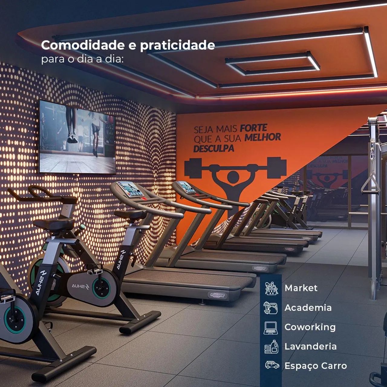 Com fácil acesso 2/4 suite e varanda 