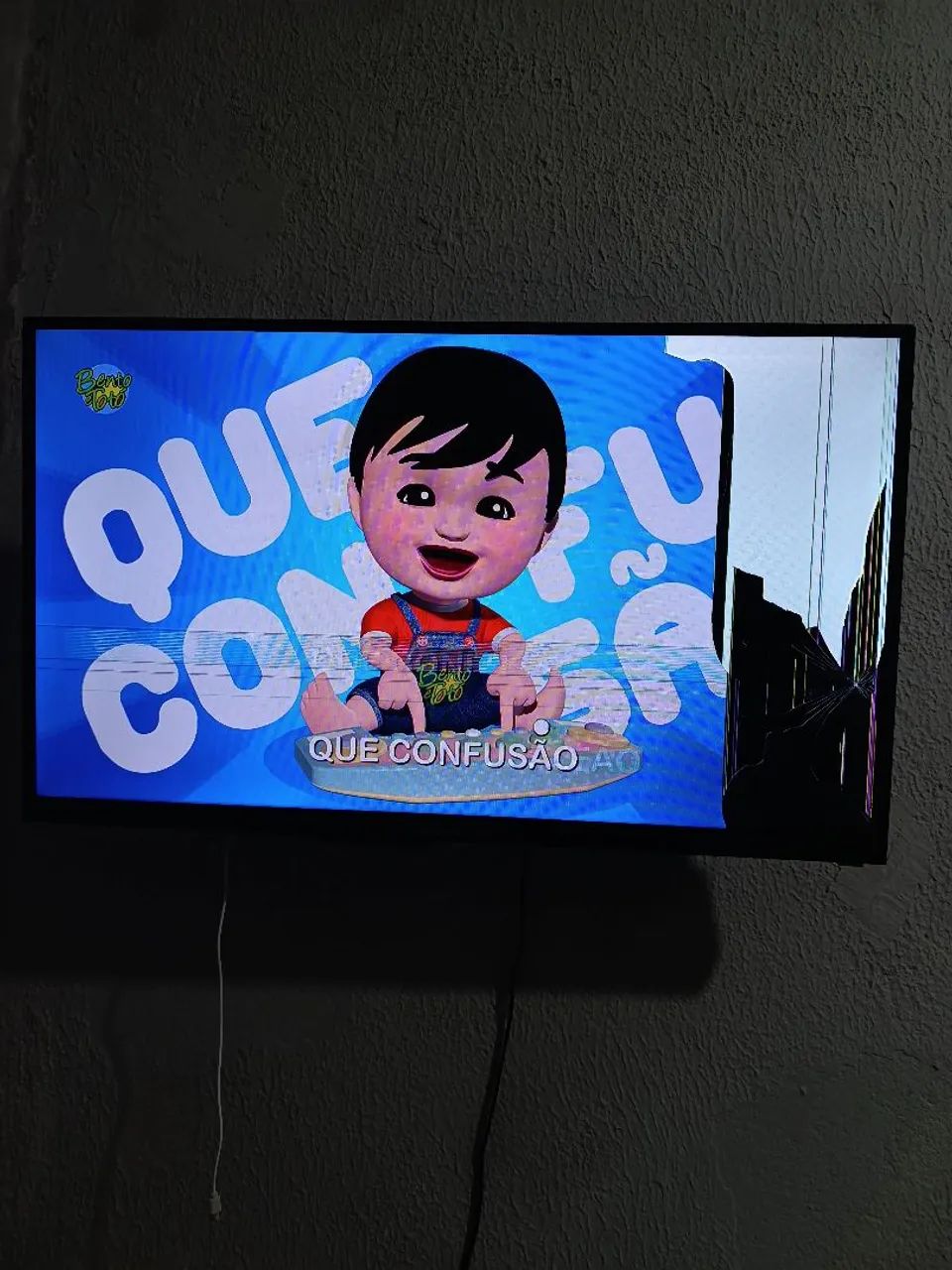 Smartv aiwa 32 polegadas tela com problema somente  - Foto 2