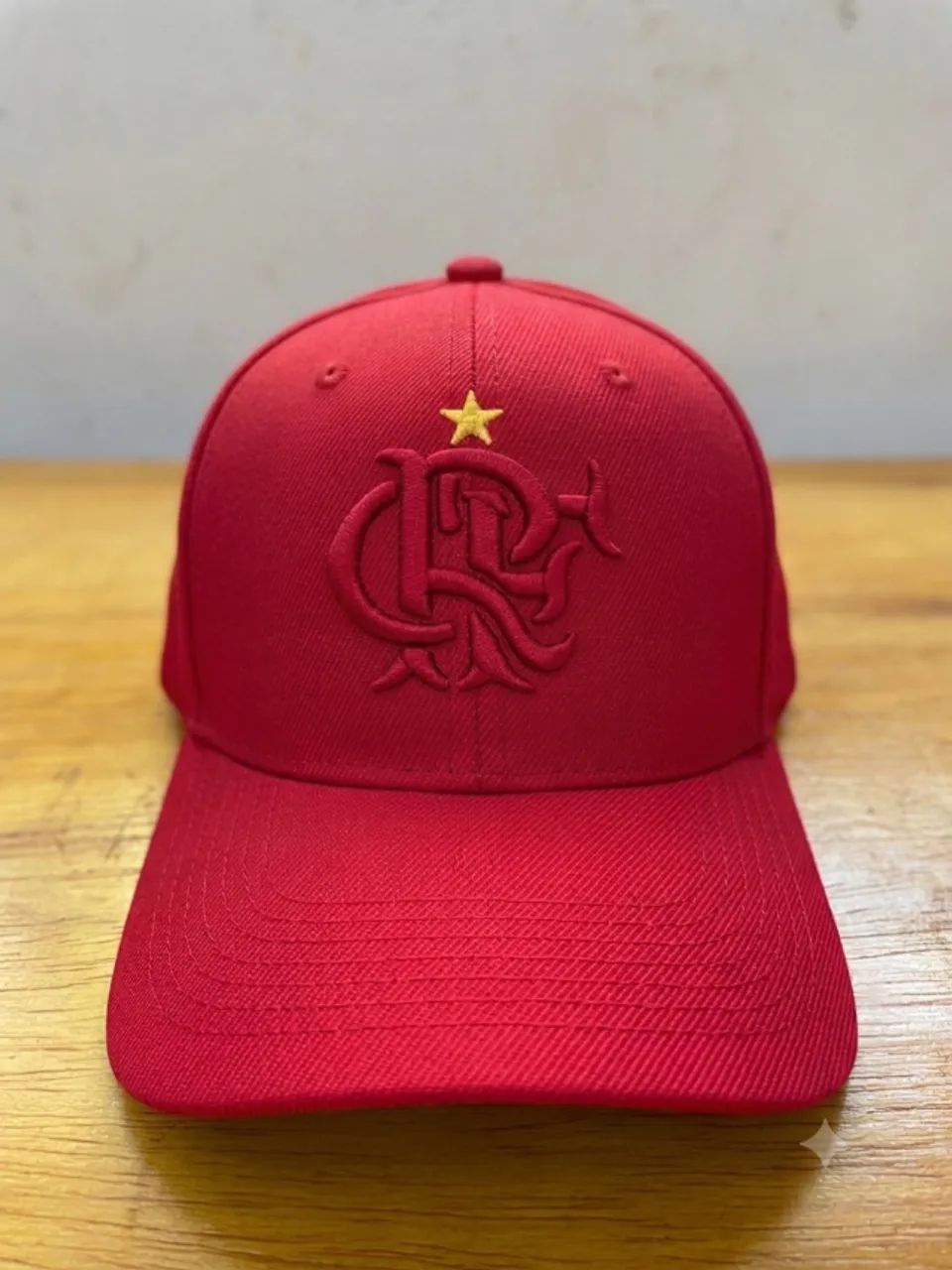 BONÉ FLAMENGO VERMELHO BORDADO EM ALTO RELEVO - Foto 2