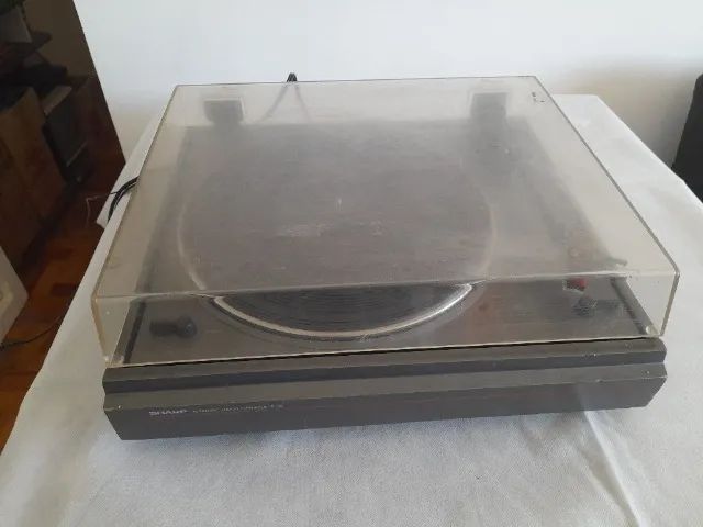 Toca discos Sharp, RP-10B, Automatico Stéreo Turntabre, 33/45, Funcionando, ler a descriçã