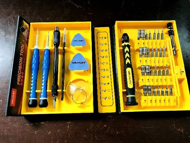 Kit Chaves Yaxun Ferramentas Celular+Manta Antiestática