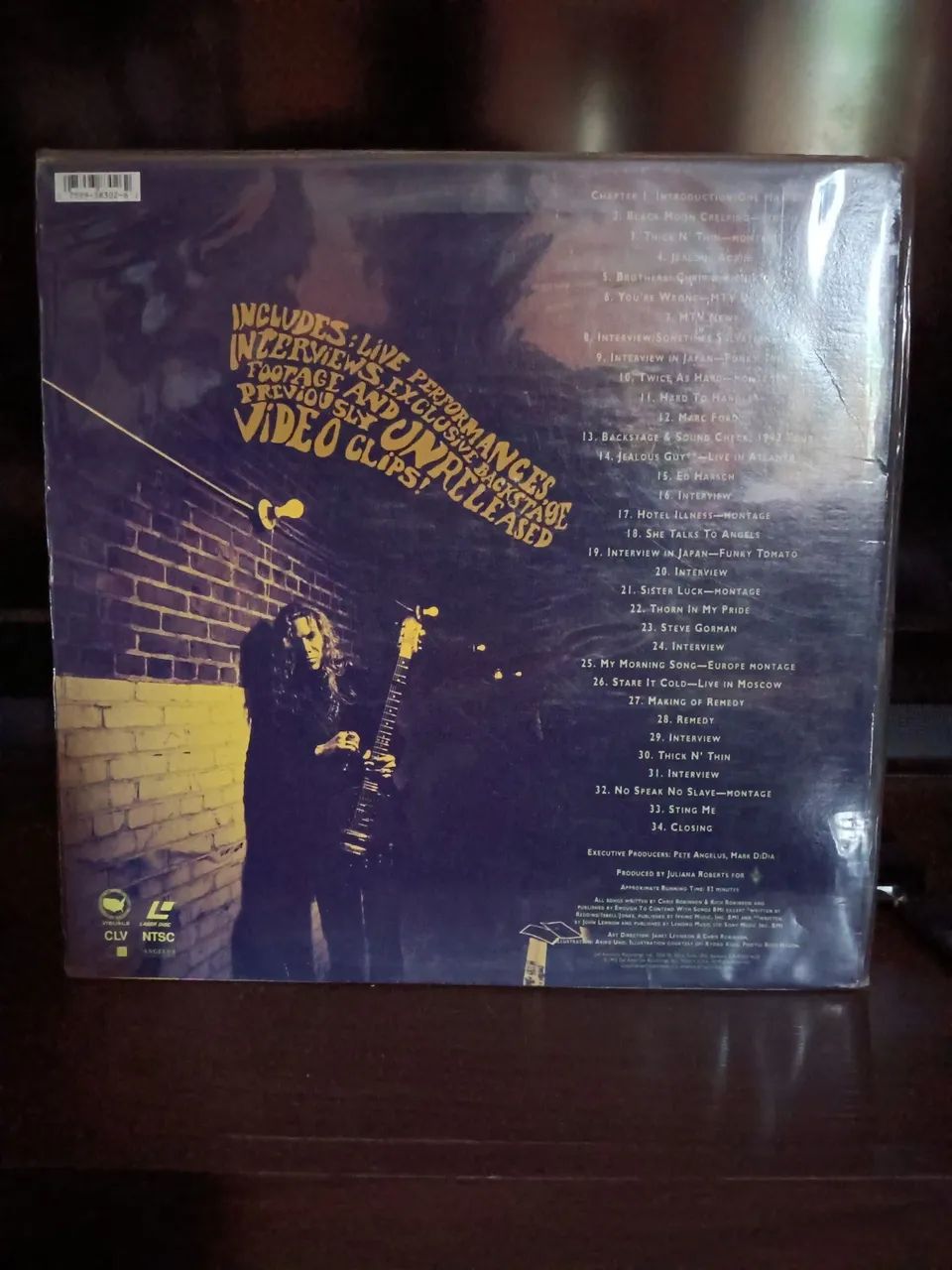 Laser Disk BLACK CROWES THE MOVIE - Foto 2