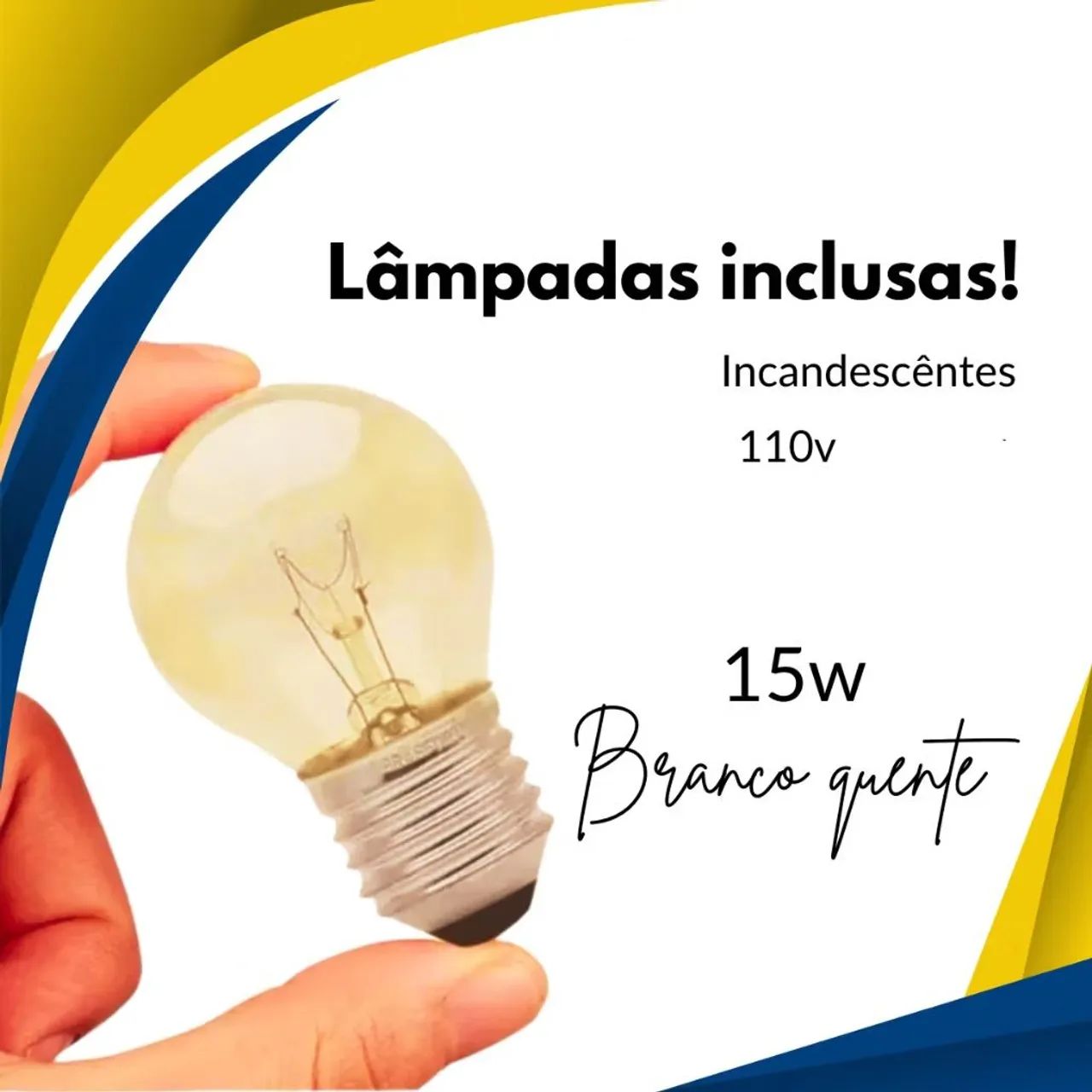 Varal 15 Metros com lâmpada incandescente  - Foto 5