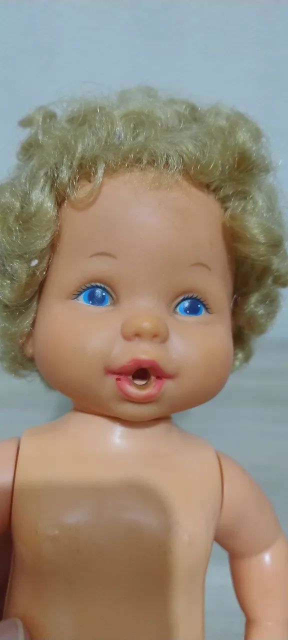 Boneca antiga Mama nenê Estrela - Anos 80 - Foto 5