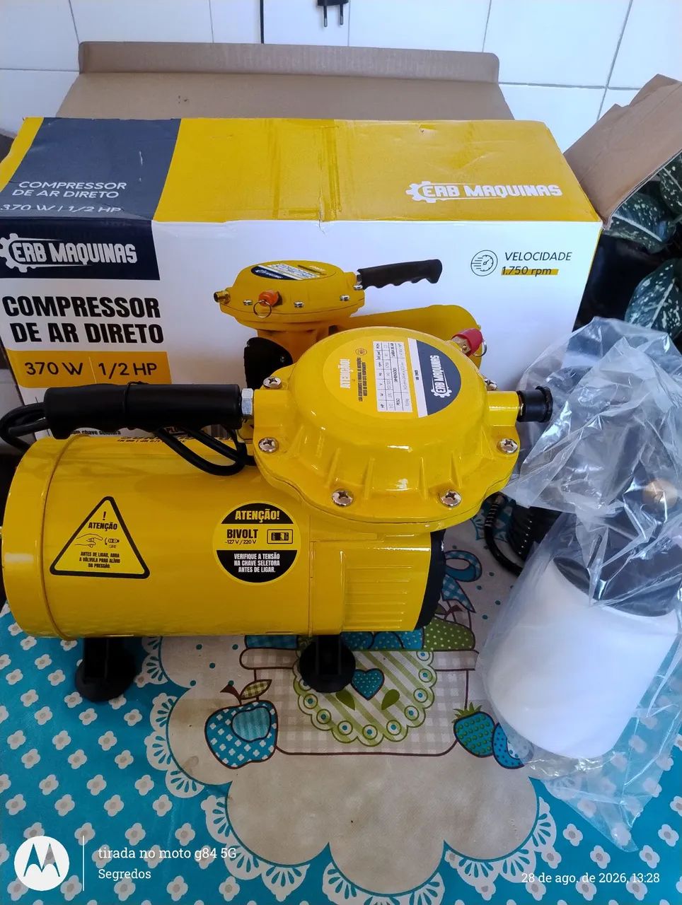 Compressor sem uso 
