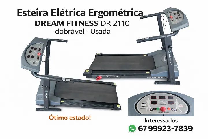 Esteira Elétrica Ergométrica 