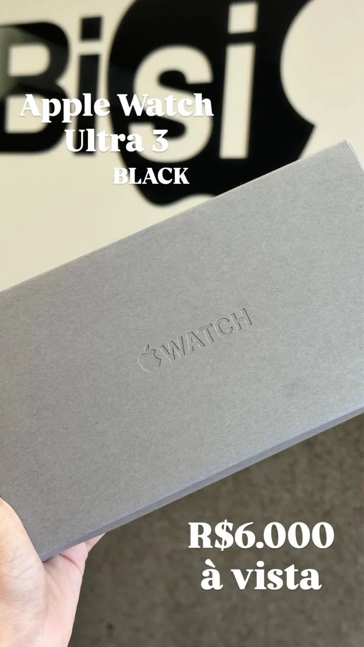 Apple Watch Ultra 3 black a vista