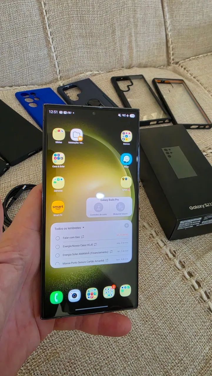 Smartphone S23 Ultra 512gb impecável  - Foto 2