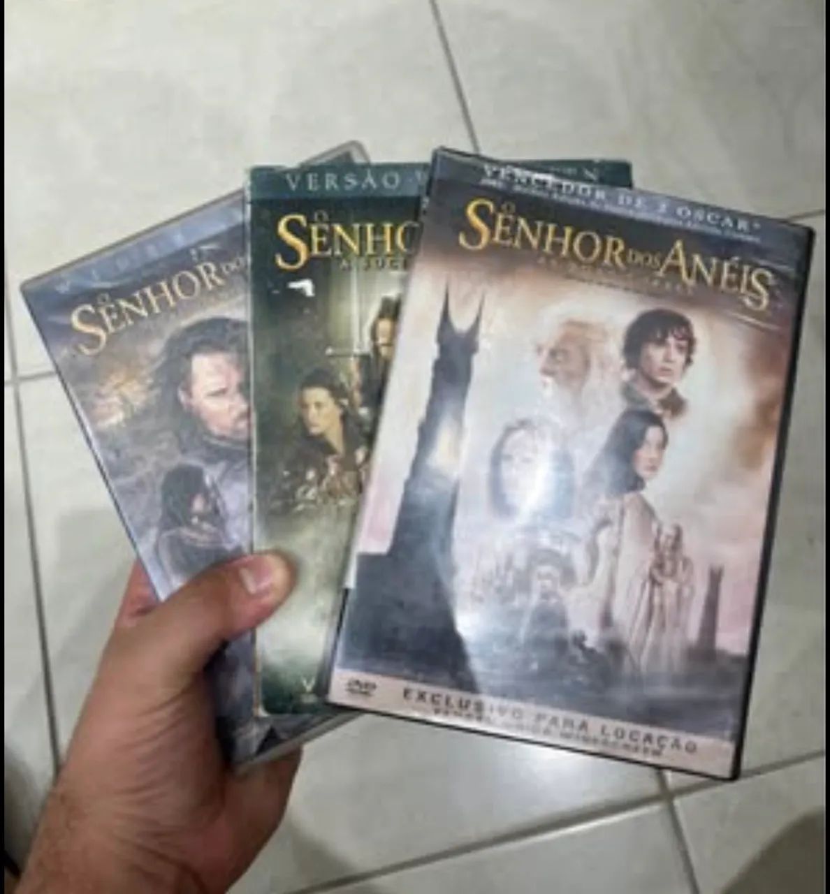 Coleção completa DVDs Senhor dos Anéis