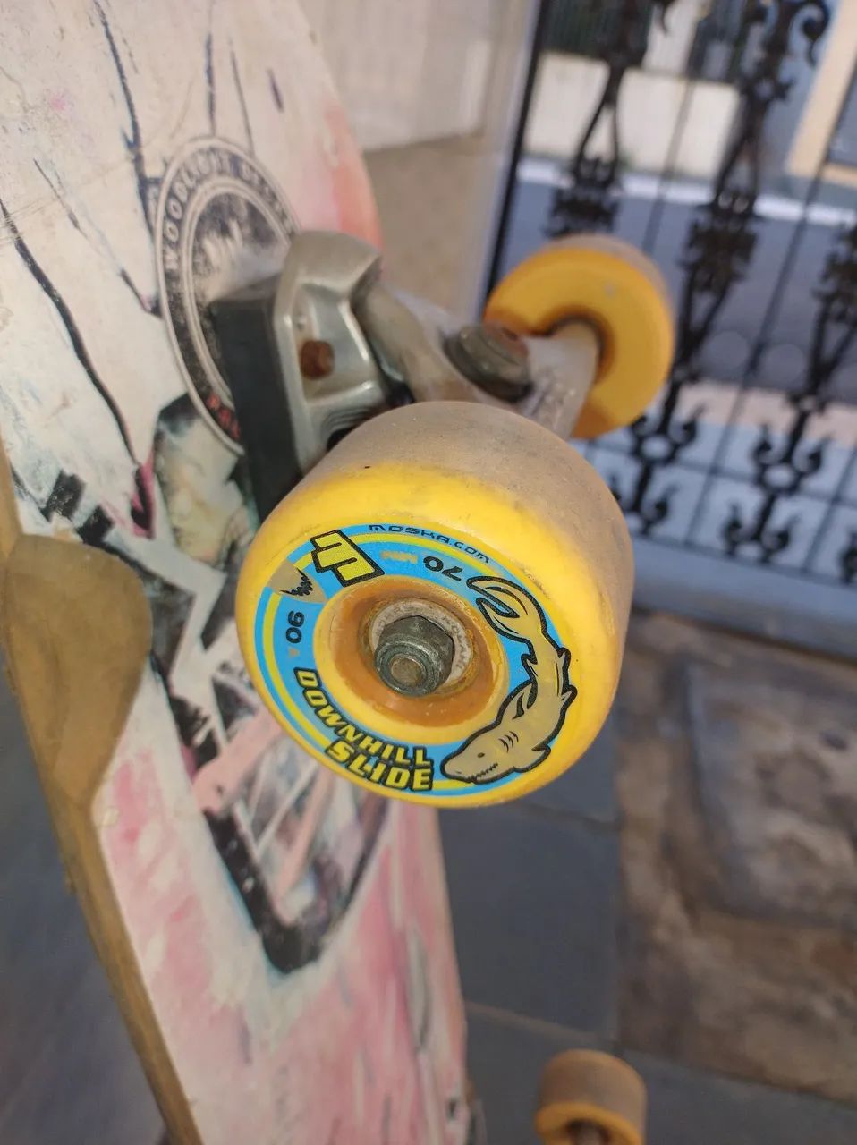 Skate Old School / Cruiser Completo - Rodas Moska Downhill Slide 70mm - Foto 4