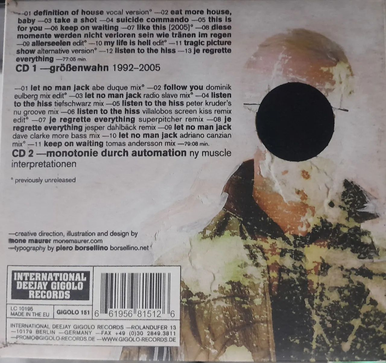 Cd Dj Hell Electro Música Eletrônica  - Foto 2