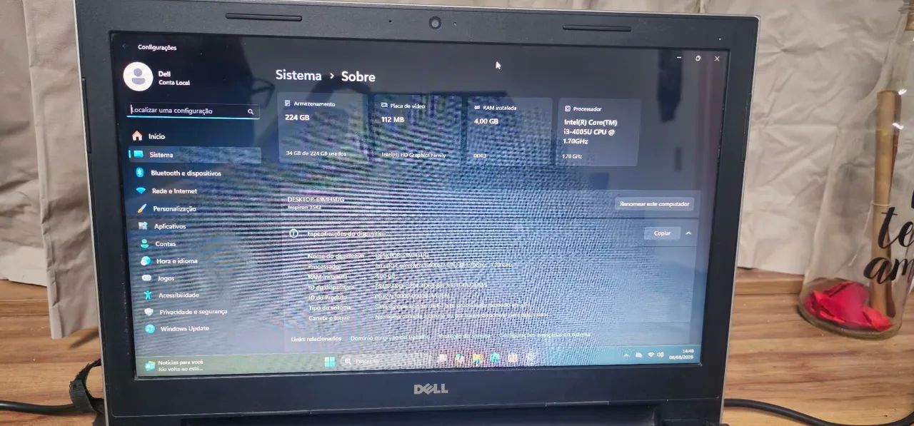 Notebook Dell Inspiron P40F - Foto 5