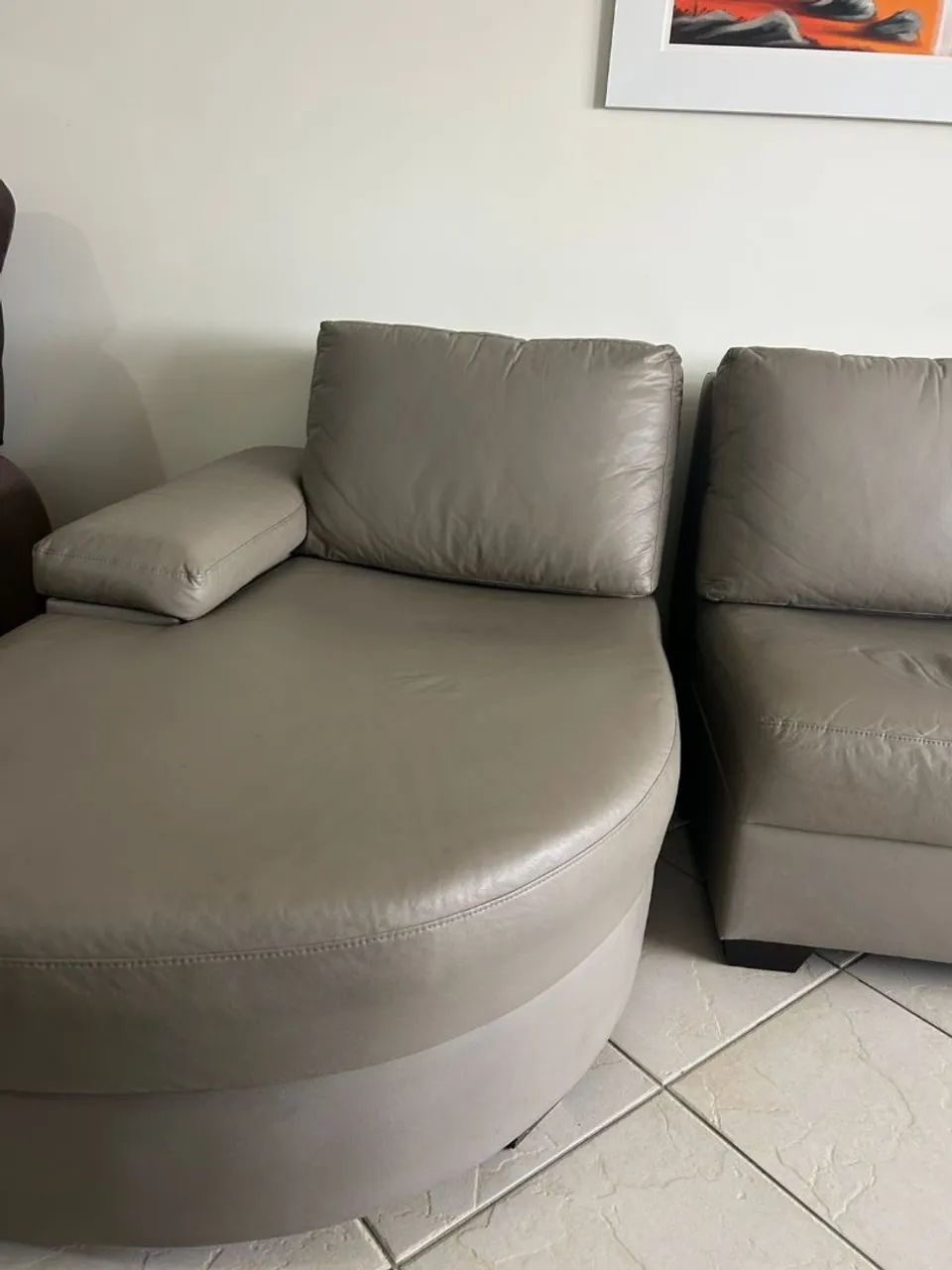 Sofa 3 lugares com chaise  - Foto 3