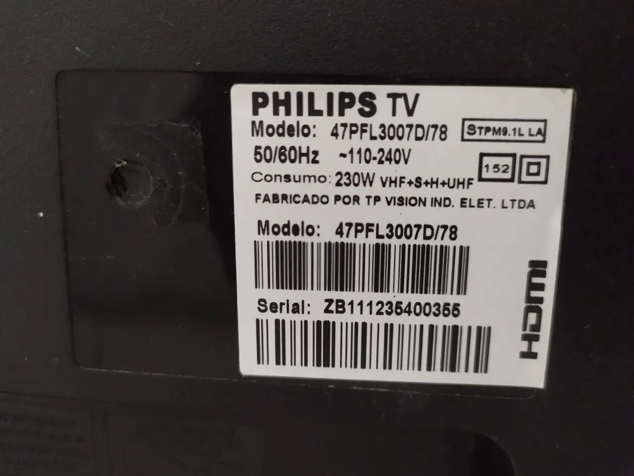 Tv Philips 47 polegadas em perfeito estado 