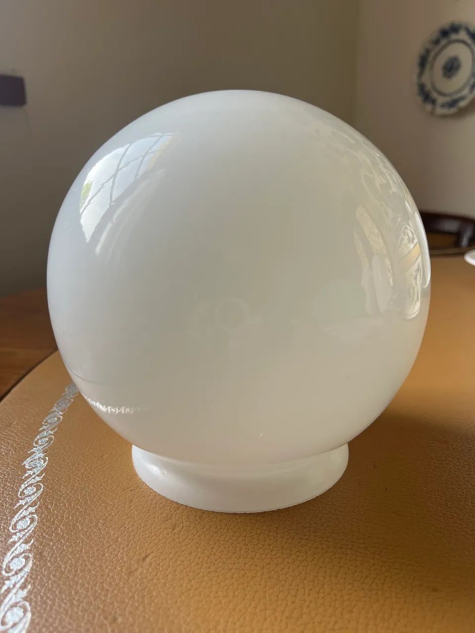 Globo de teto em Opalina. - Foto 2