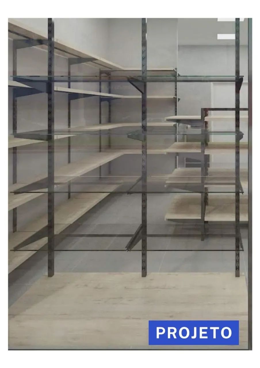 Prateleiras de Vidro para Loja | Vitrine Comercial | Expositor | Estante de Vidro - Foto 3