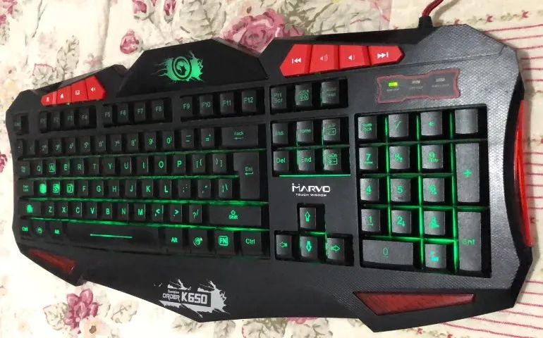 Teclado Gamer Marvo Scorpion Order K650 USB - Foto 2