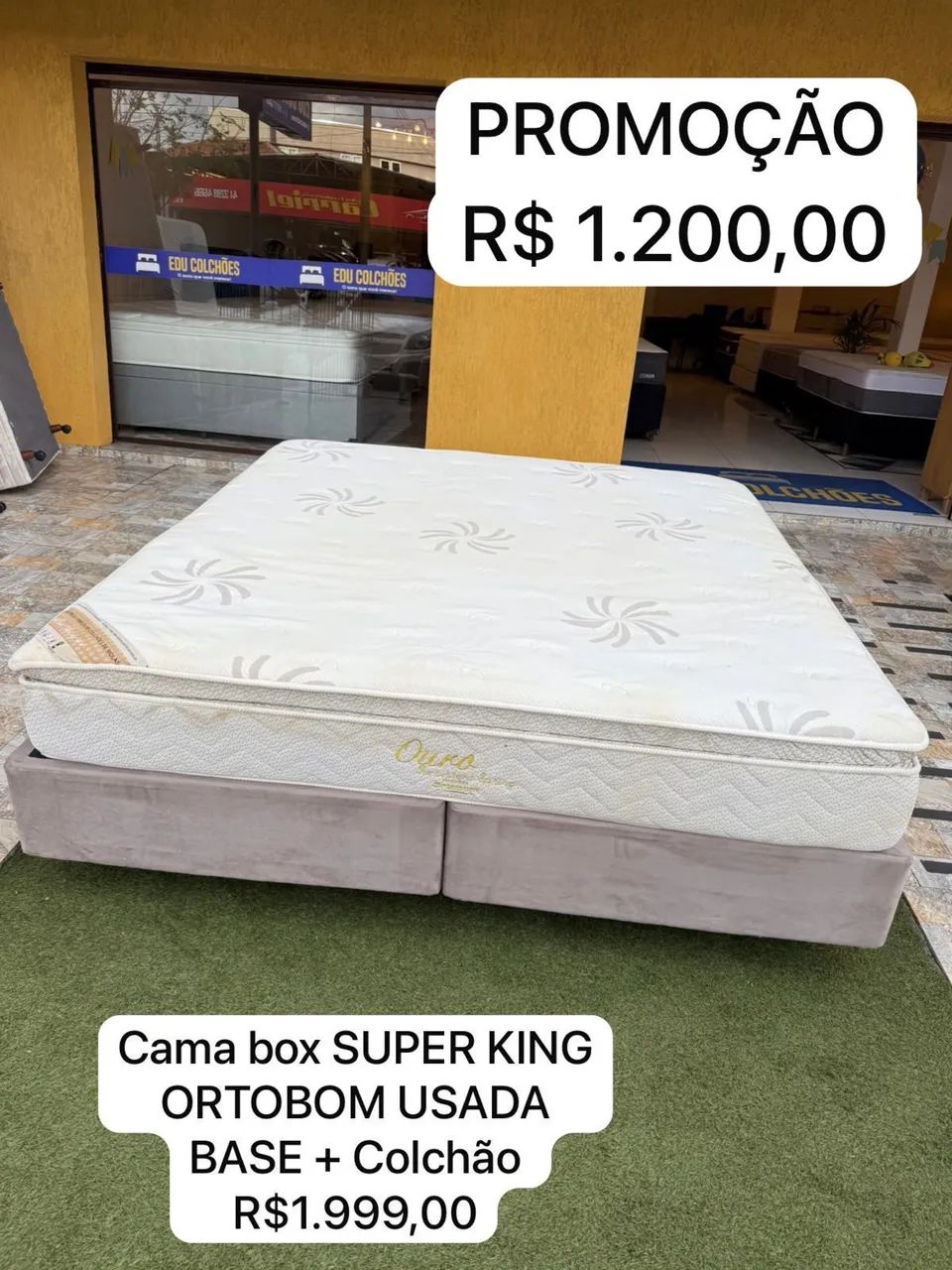 Cama Box SUPER KING USADA - ENTREGAMOS 