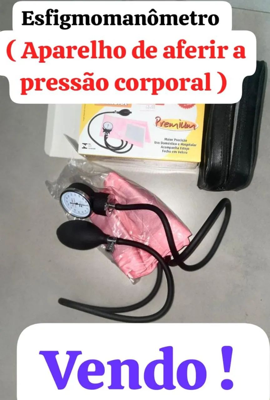 Aparelho ESFIGMOMANÔMETRO 