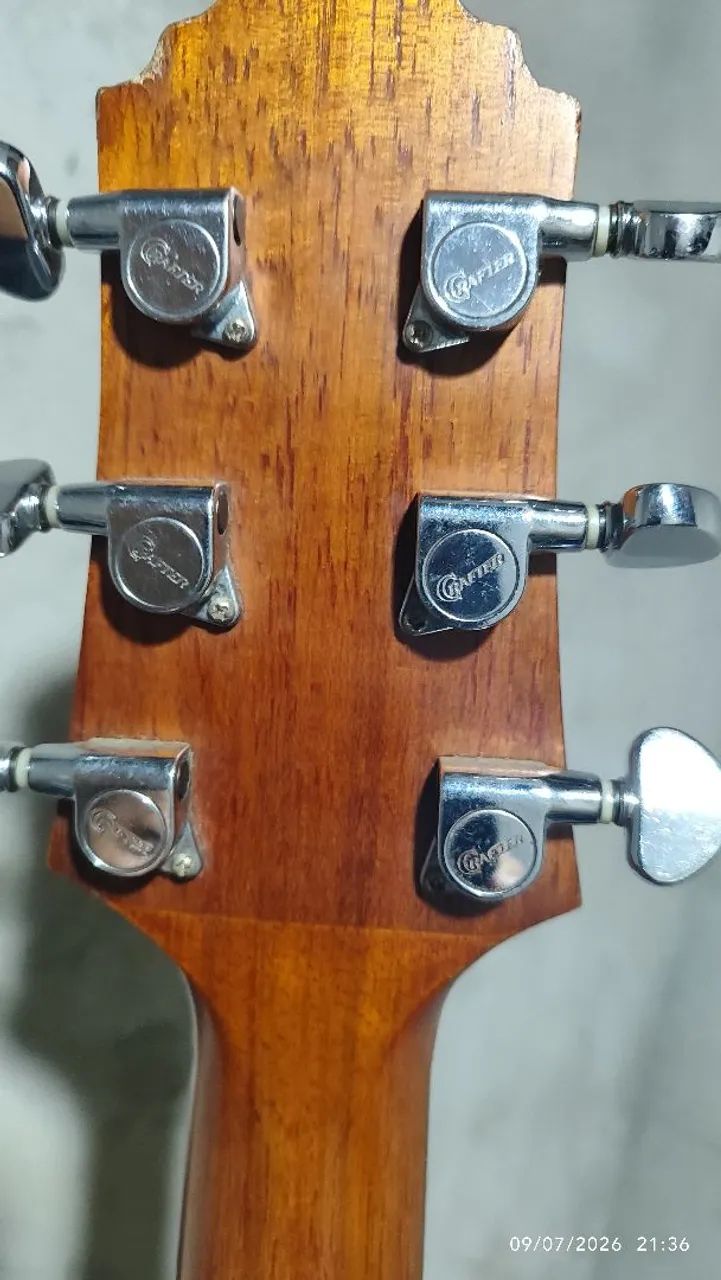 Violão Crafter Lite-TE/CD Eletroacústico Coreano - Tampo Sólido - Foto 3
