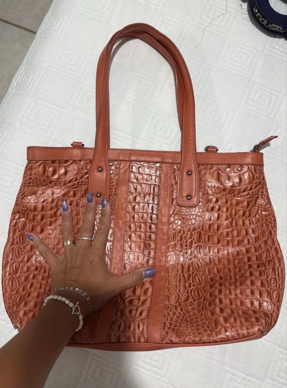 Bolsa em couro leg ítimo - Foto 2