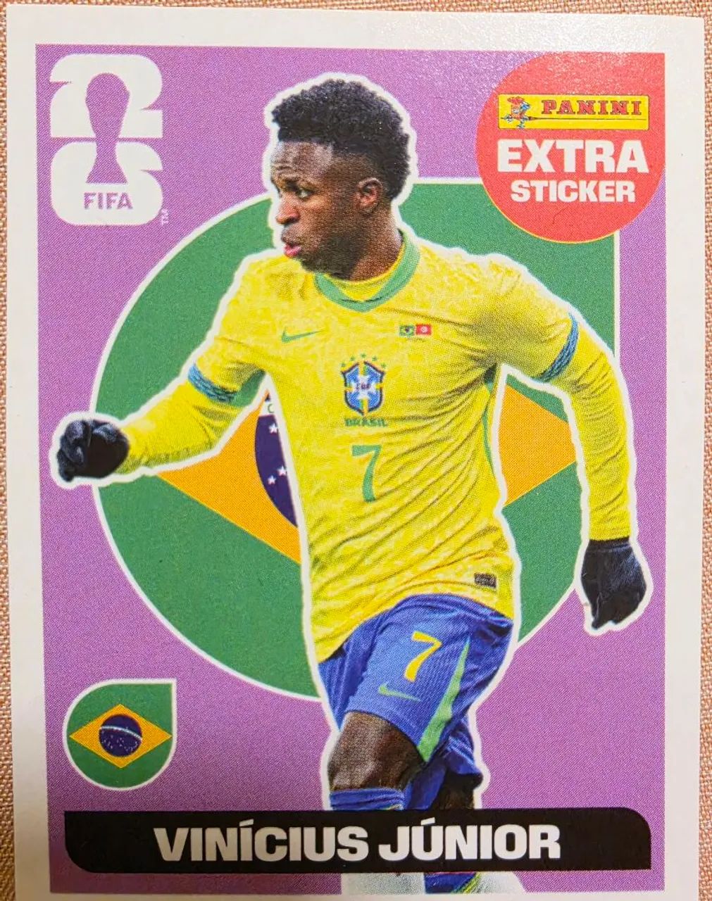 Figurinha Vinicius Junior Legend Base Copa 2026
