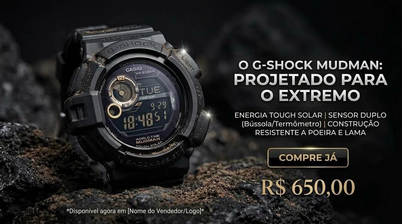 Casio G-Shock Mudman G-9300 Tough Solar 