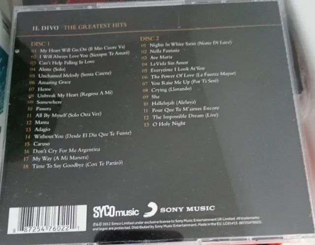 CD Internacional 'IL DIVO' - Foto 3