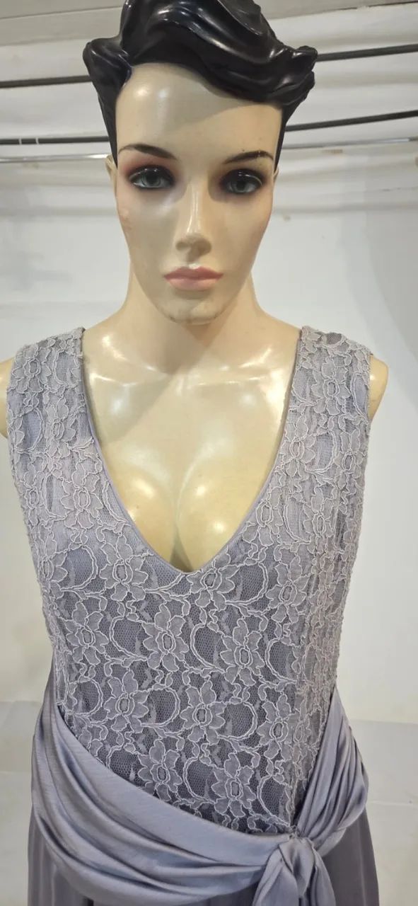 Vestido de festa prata - Foto 3