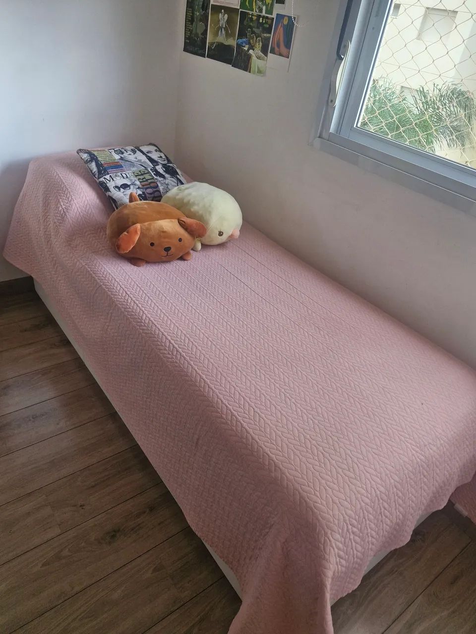 CAMA + COLCHÃO SOLTEIRO MADEIRA COM GAVETÕES - Foto 4