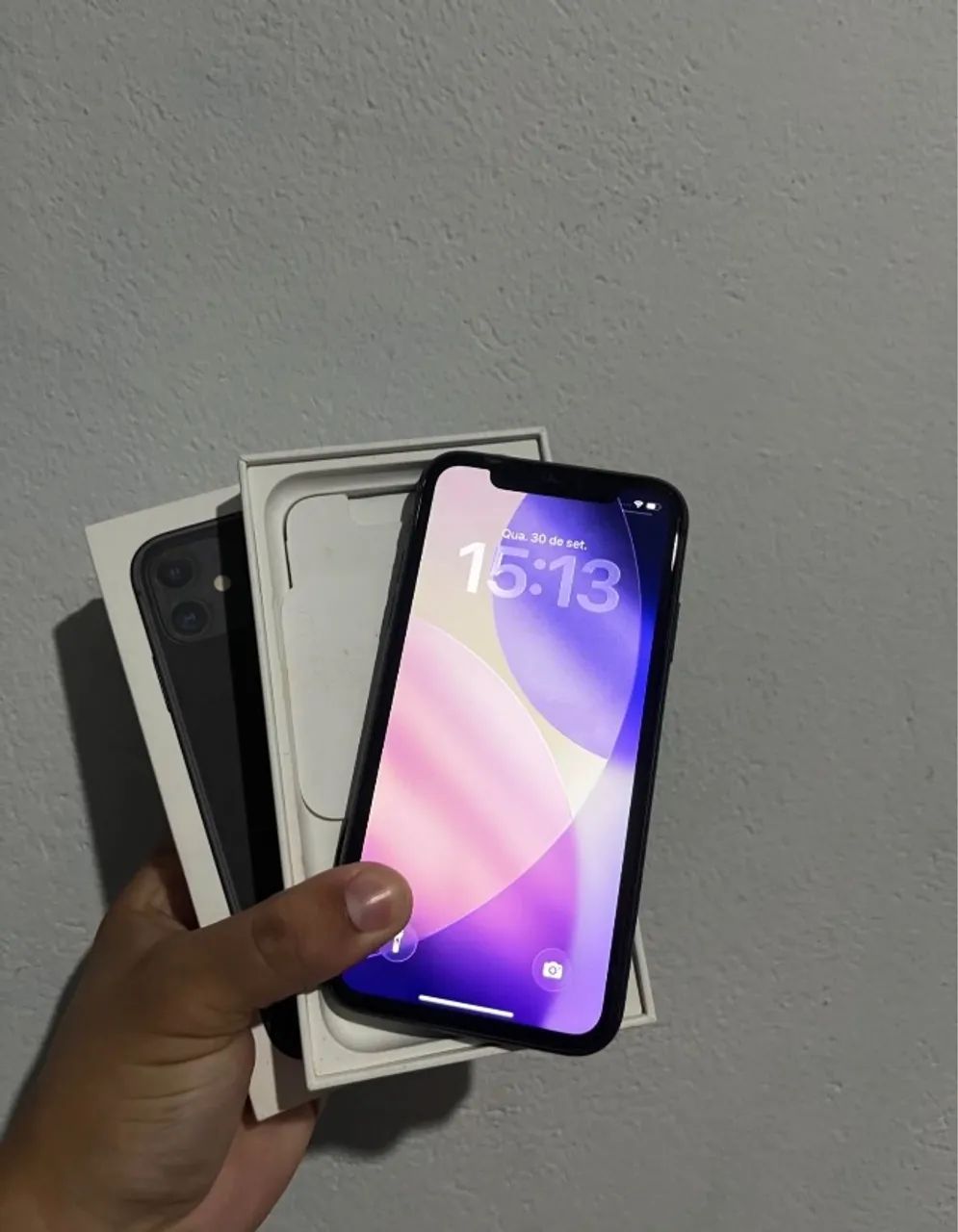 iPhone 11 128 gb . Com todos os acessórios funcionando perfeitamente. - Foto 3