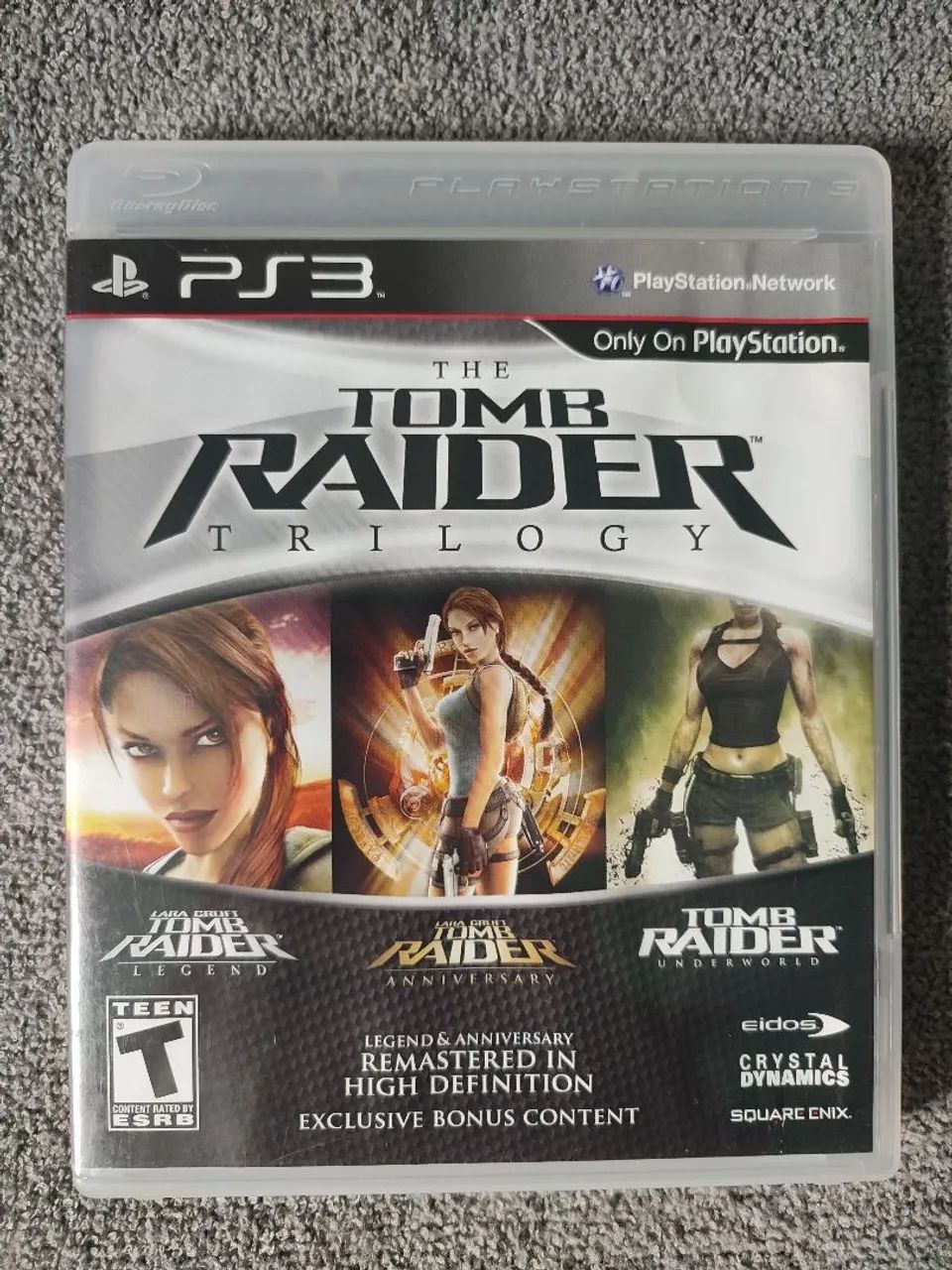 Tomb Raider Trilogy PS3 - Jogo Raro! 