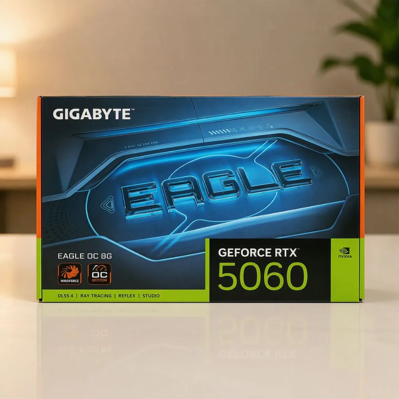 PLACA DE VÍDEO RTX 5060 GIGABYTE EAGLE 8G NOVA LACRADA RODA DLSS 5 - Foto 3