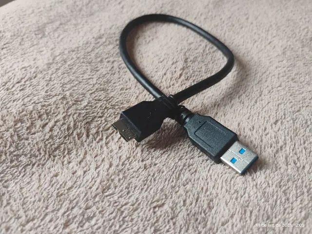 Cabo USB 3.0 Tipo A Para Micro-B 30cm  - Foto 2