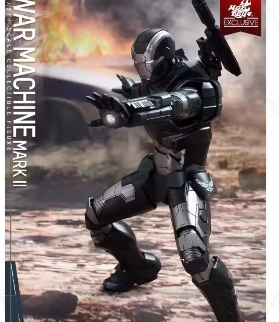 War machine iron man 2 hot toys 1/6 - Foto 3