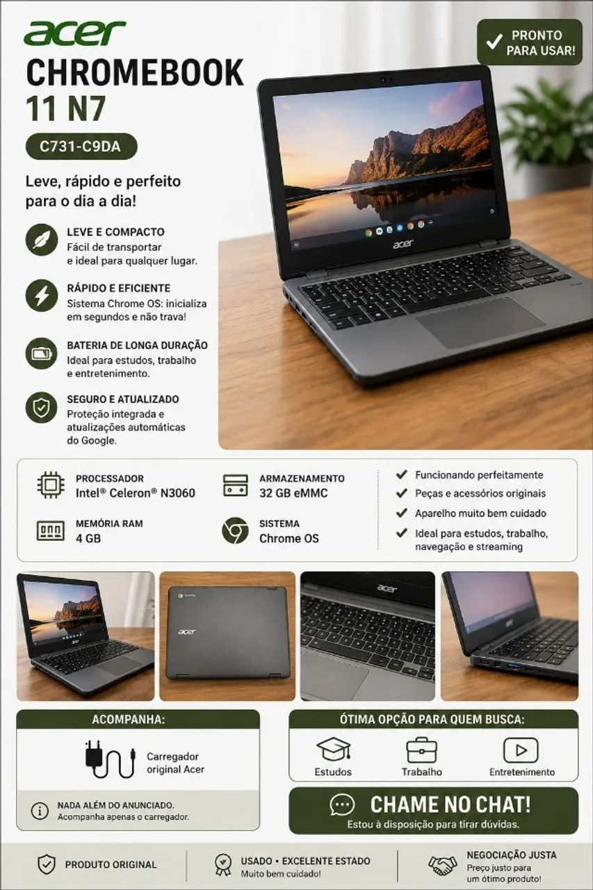 Notebook Acer 11 N7 - Foto 2