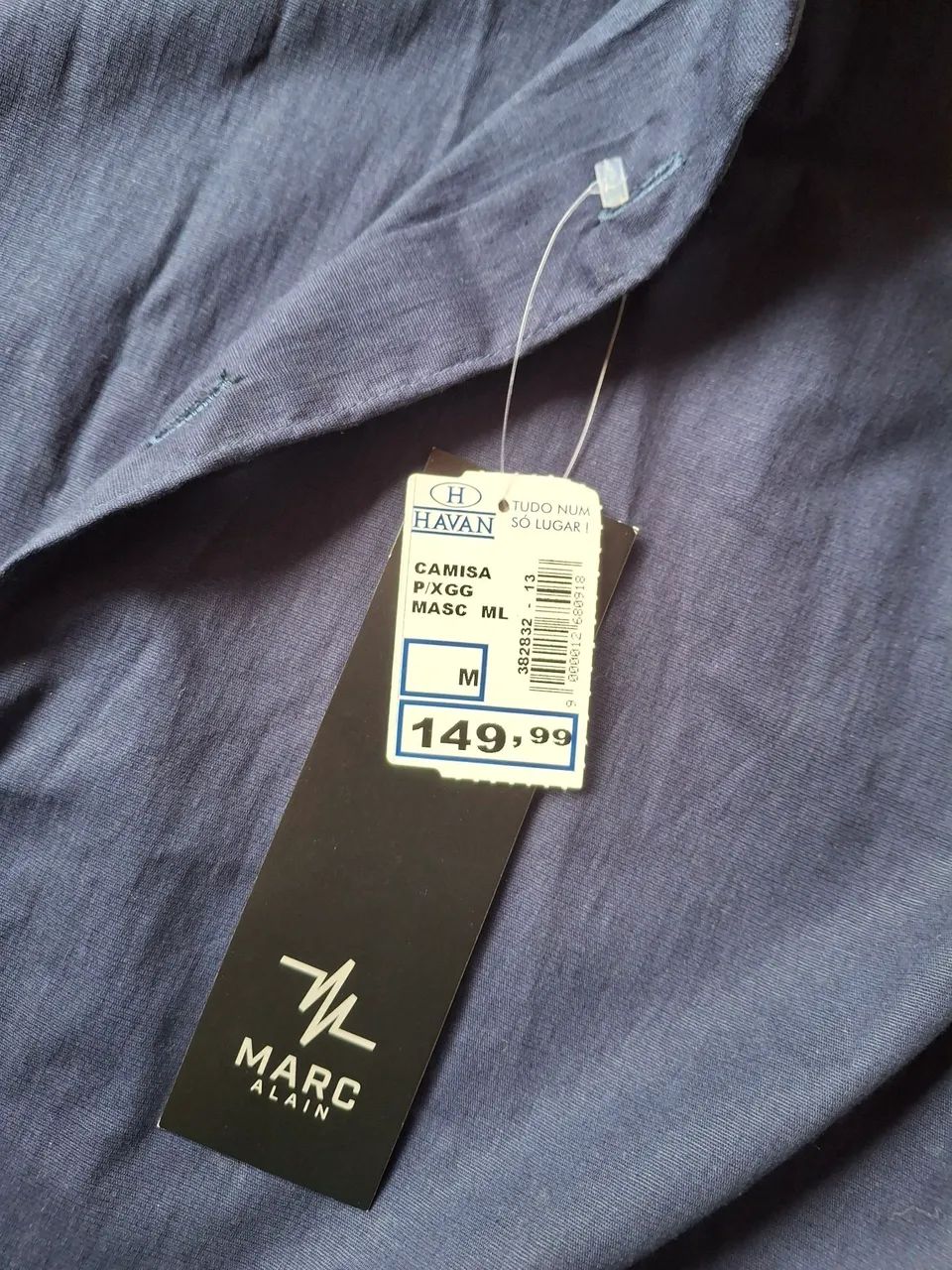 Camisa azul marinho nova - Foto 3