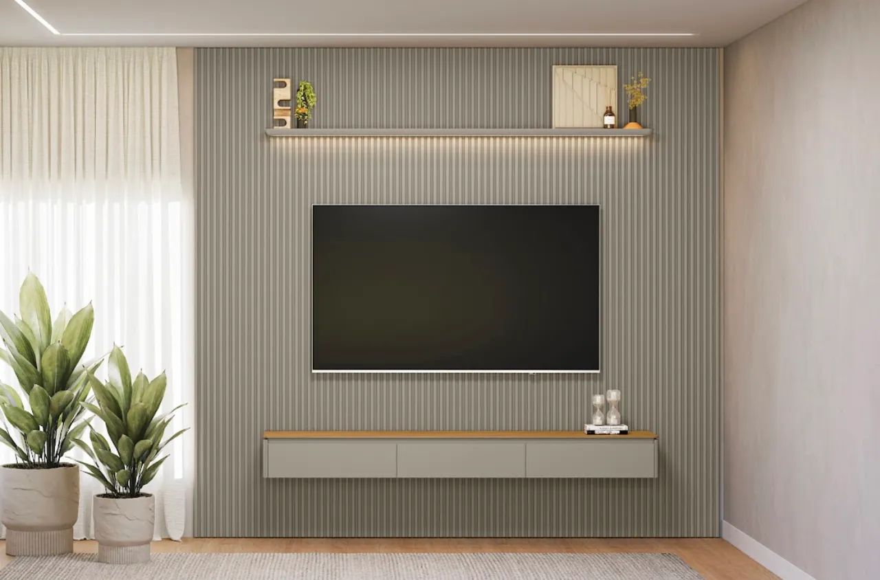 Painel Modular Ripado Versátil