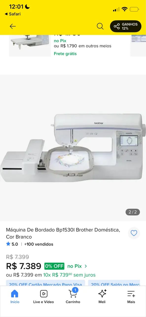 MÁQUINA DE BORDADO