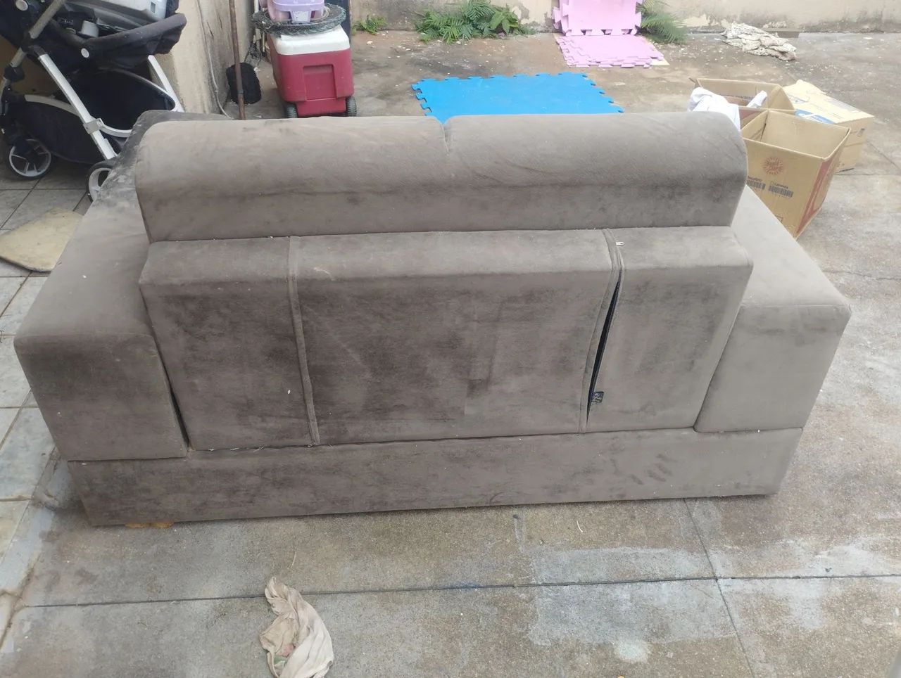 Vendo sofá retrátil 3 e 2 lugares - Foto 3